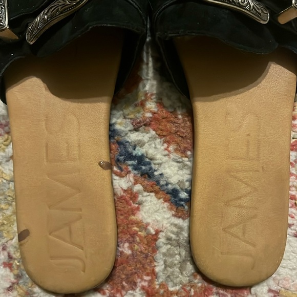 Free People James Smith Buckle Mule Loafer Sz 41 - Picture 3 of 4